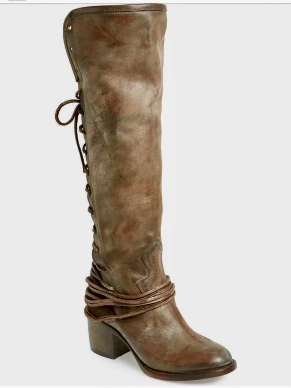 Freebird by Steven “Coal” Tall Leather Boots - Size 8